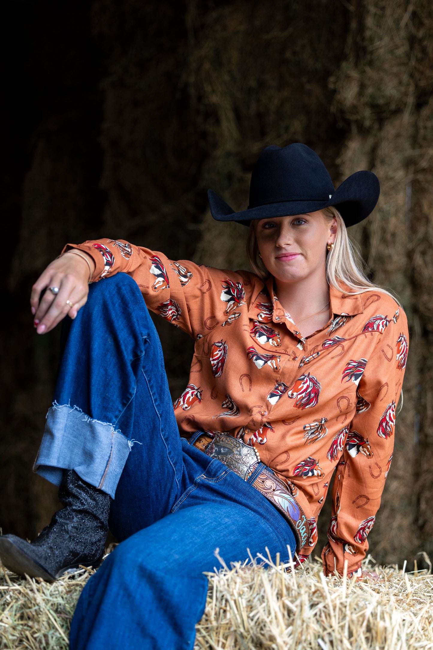 Horsehead Rust Blouse