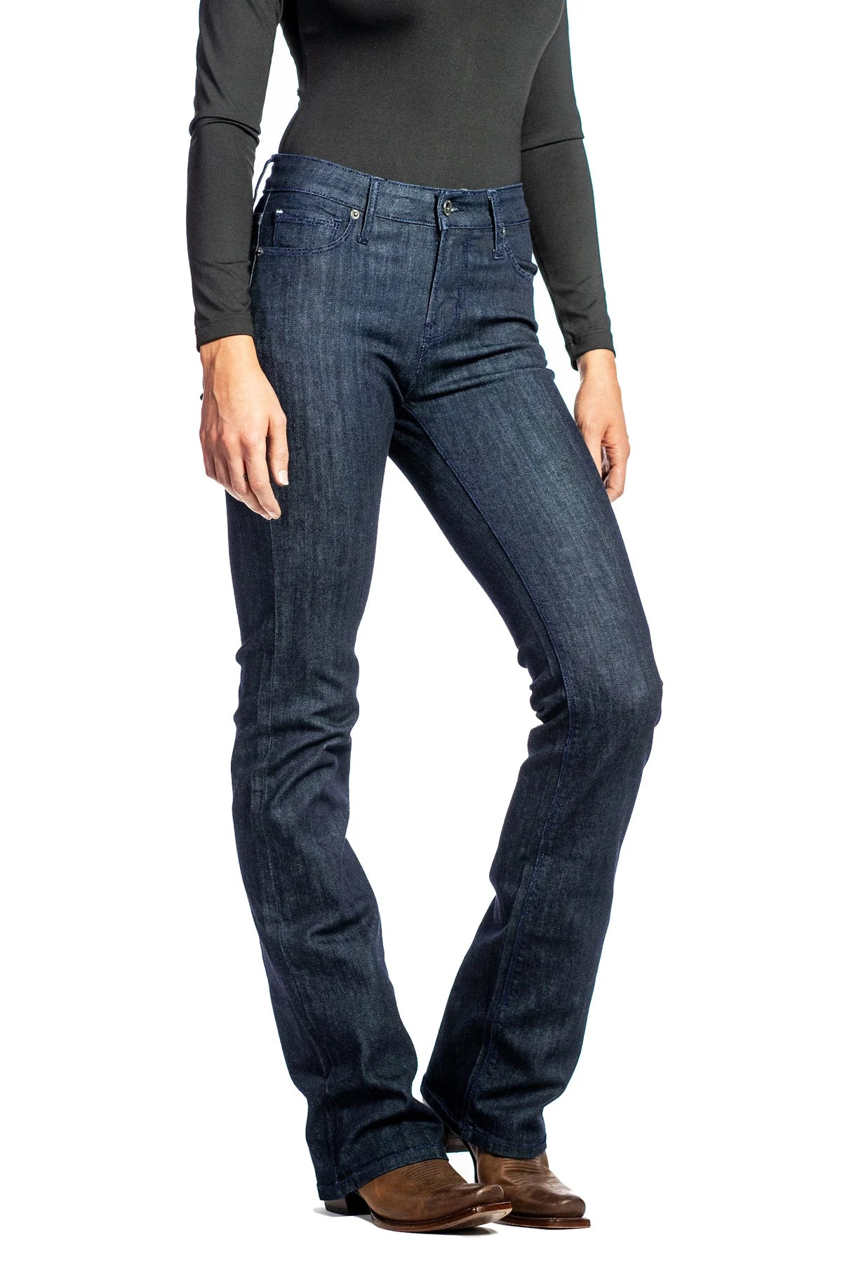 VENICE: Bootcut (Midnight) Navy Stitch