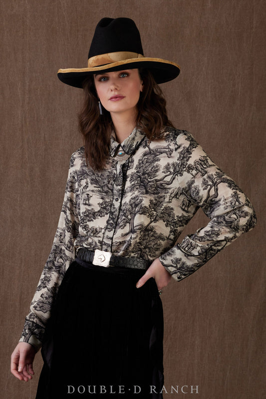 Wide Open Trail Toile Western Shirt