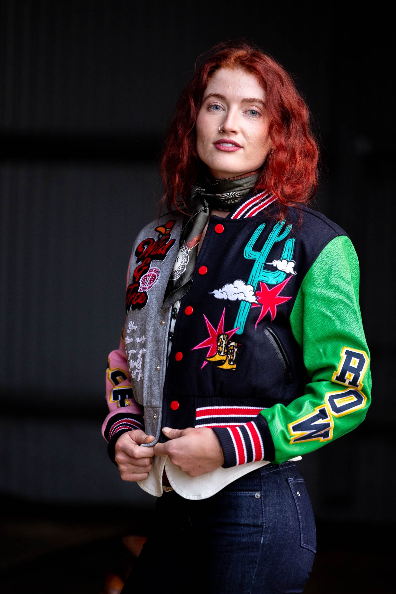 The Cowgirl Varsity Jacket