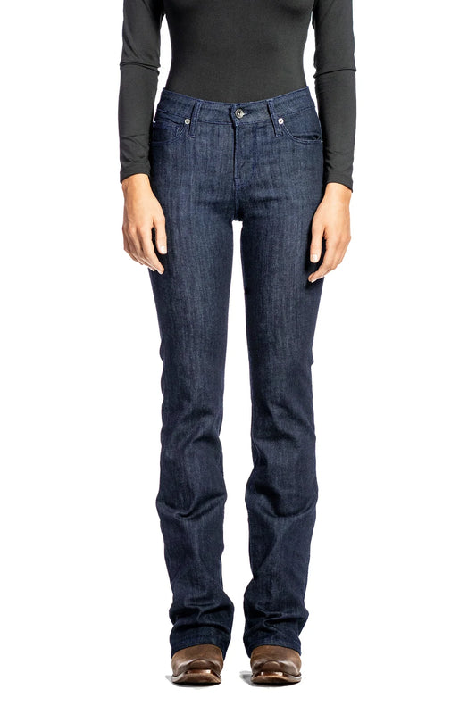 VENICE: Bootcut (Midnight) Navy Stitch