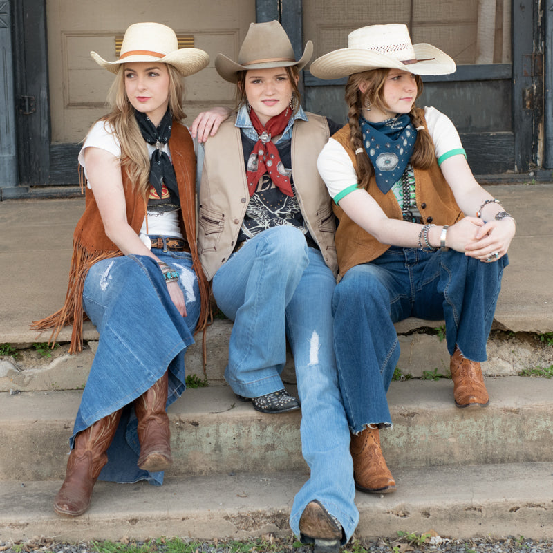 Fringe Scarves Howdy Bandana