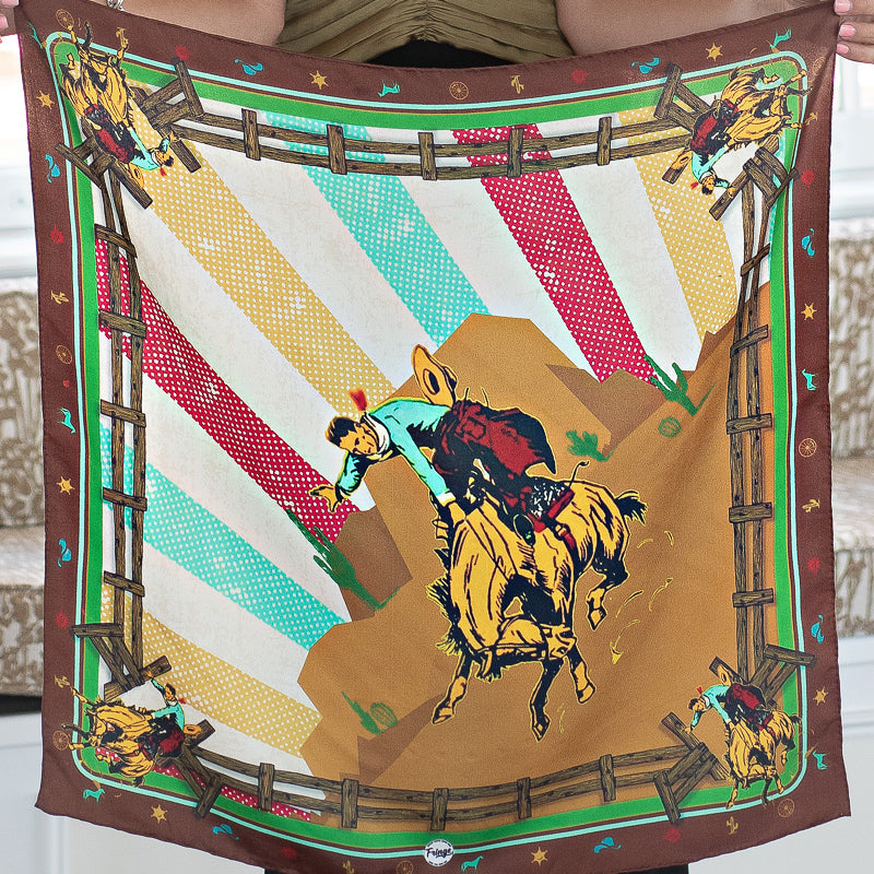 Fringe Scarves Comic Cowboys