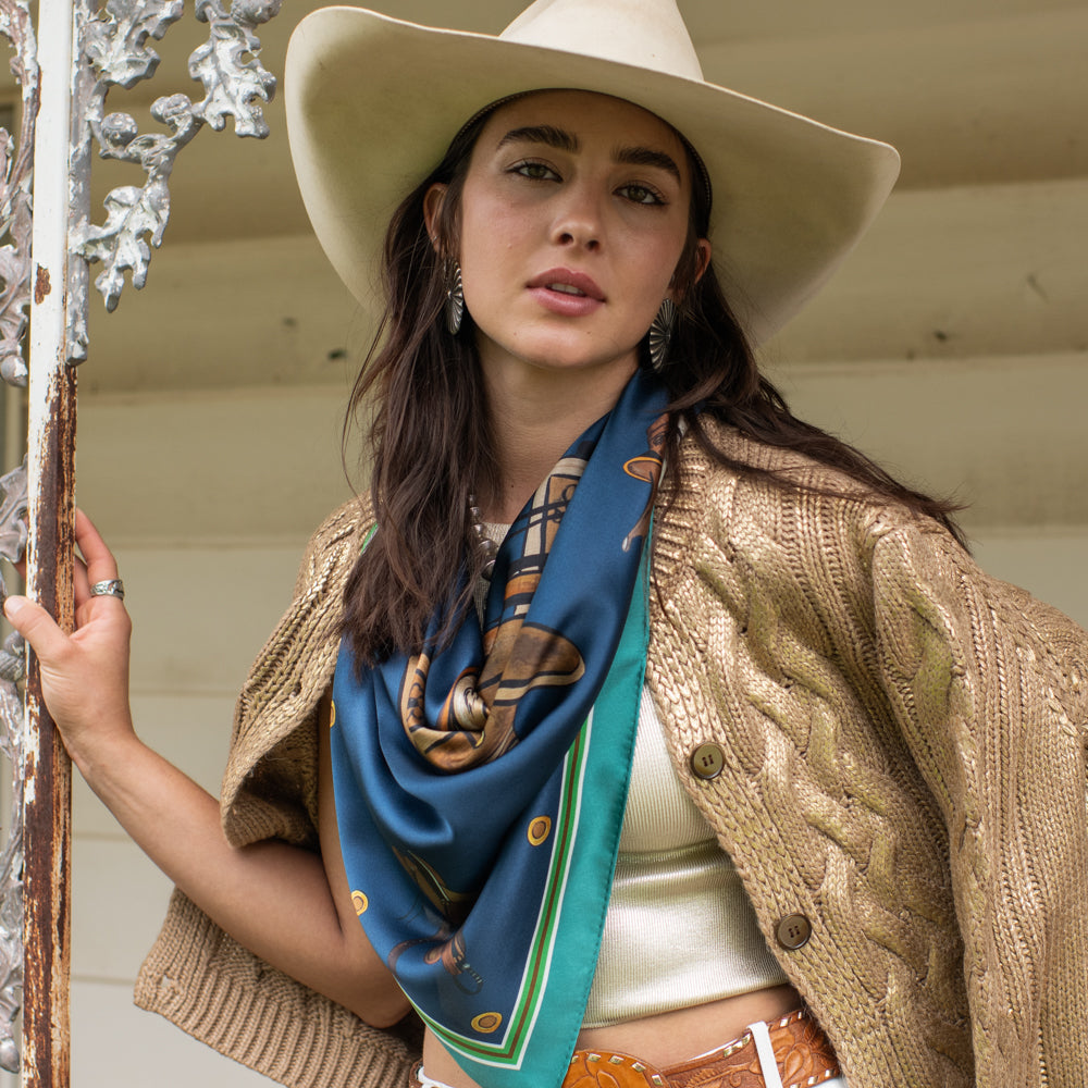 Fringe Scarves Take a Seat