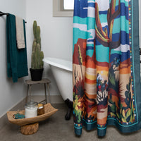 Fringe Shower Curtain - Paint by Numbers
