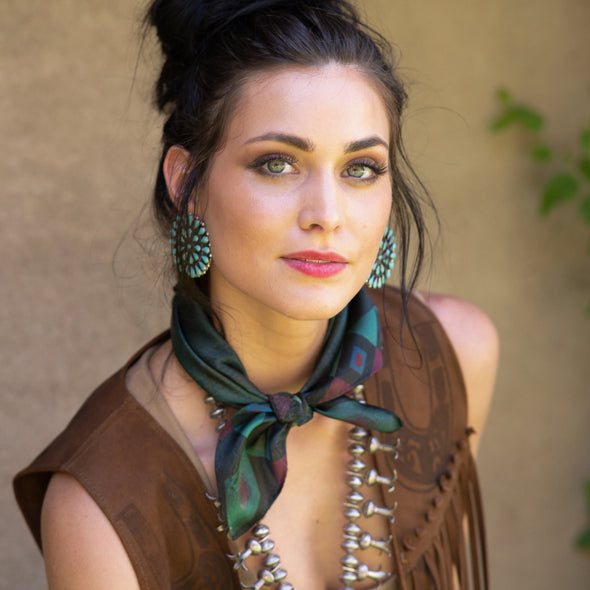 Fringe Scarves Santa Fe Jade
