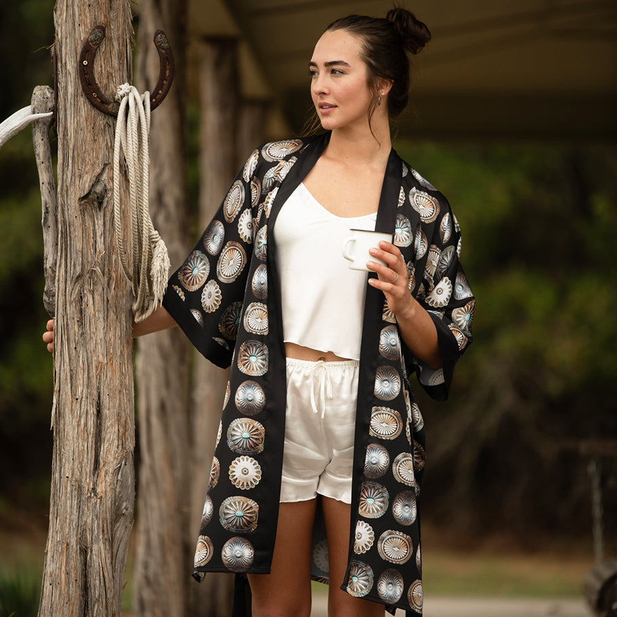 Fringe Kimono Robe - Big Concho