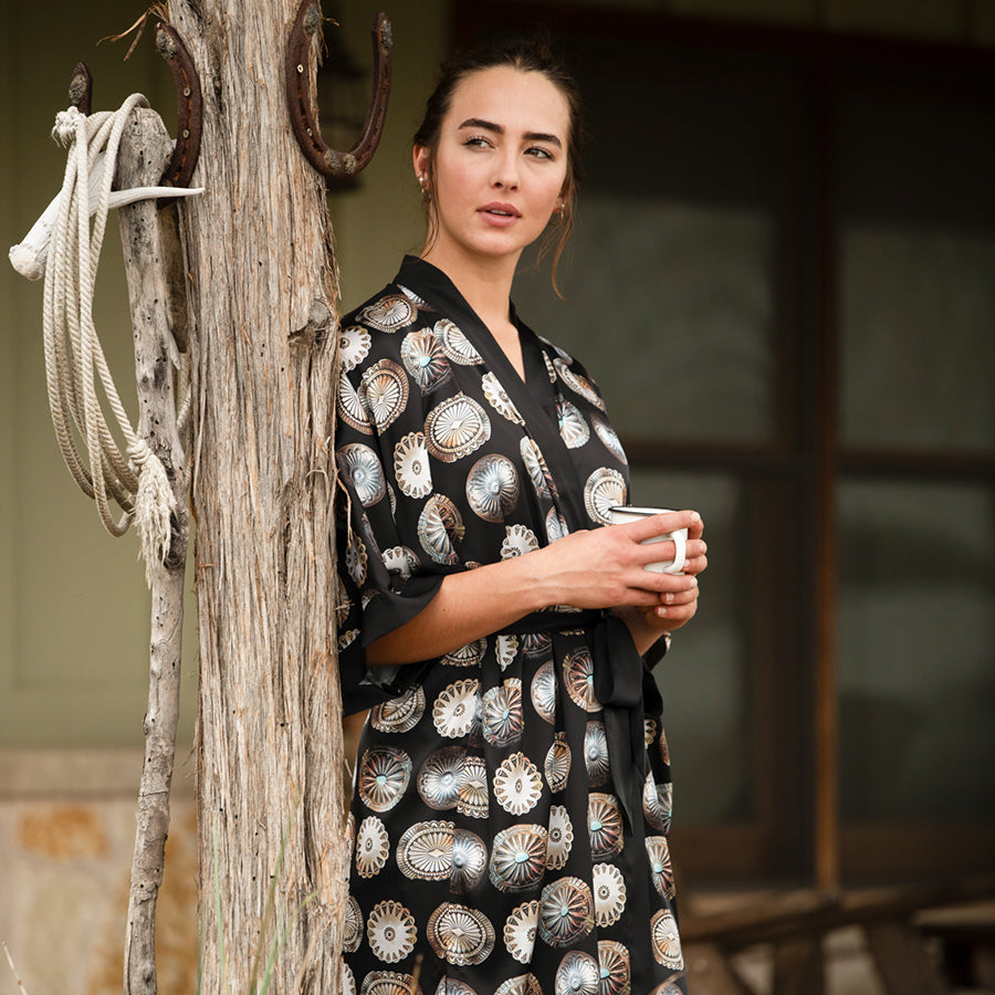 Fringe Kimono Robe - Big Concho