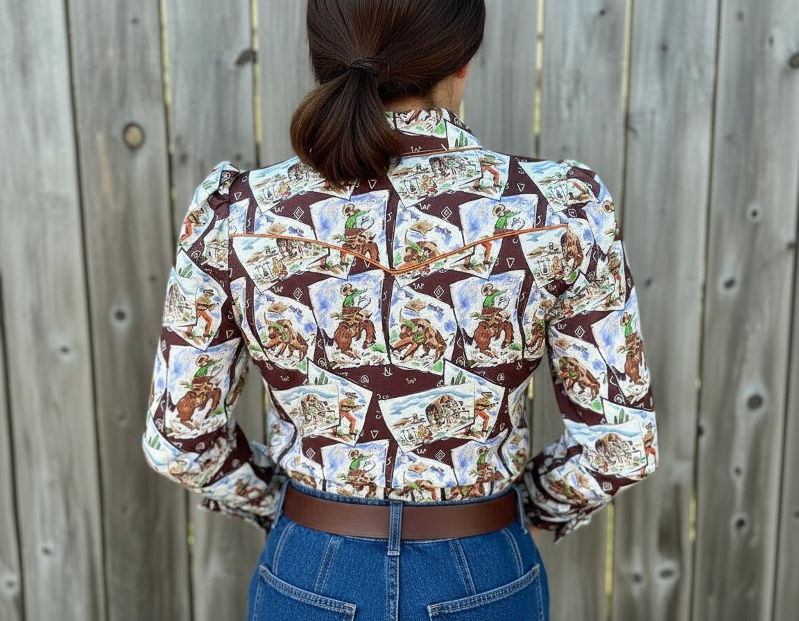 Cowboy Stamp Long Steeve