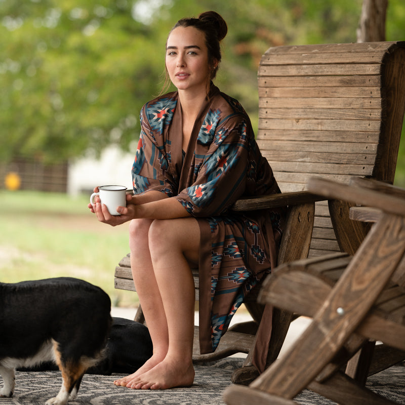 Fringe Kimono Robe - The Telluride