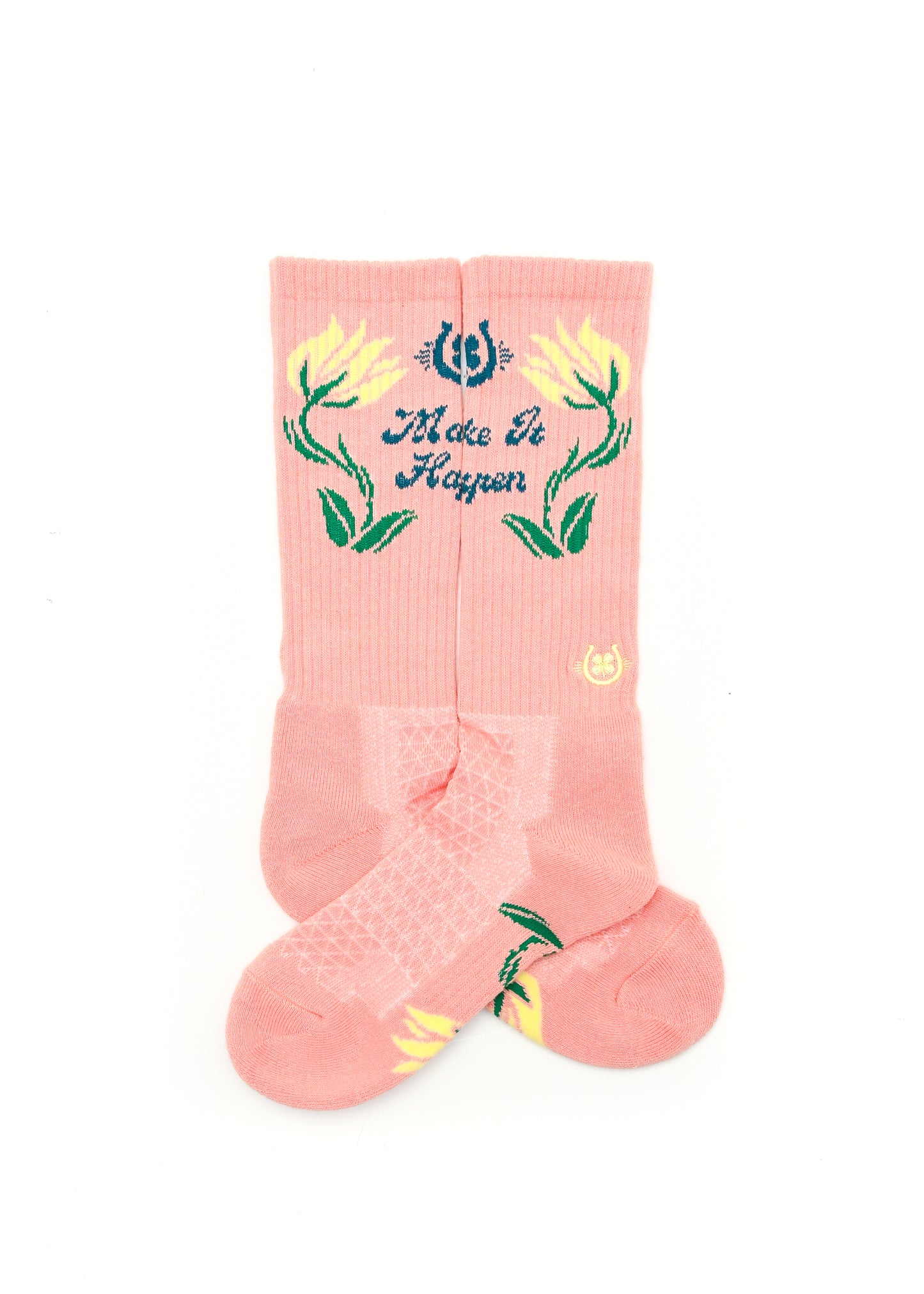 Make it Happen Peach Performance Socks