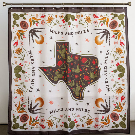 Fringe Shower Curtain - Miles & Miles
