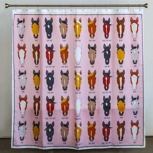 Fringe Shower Curtain - Markings