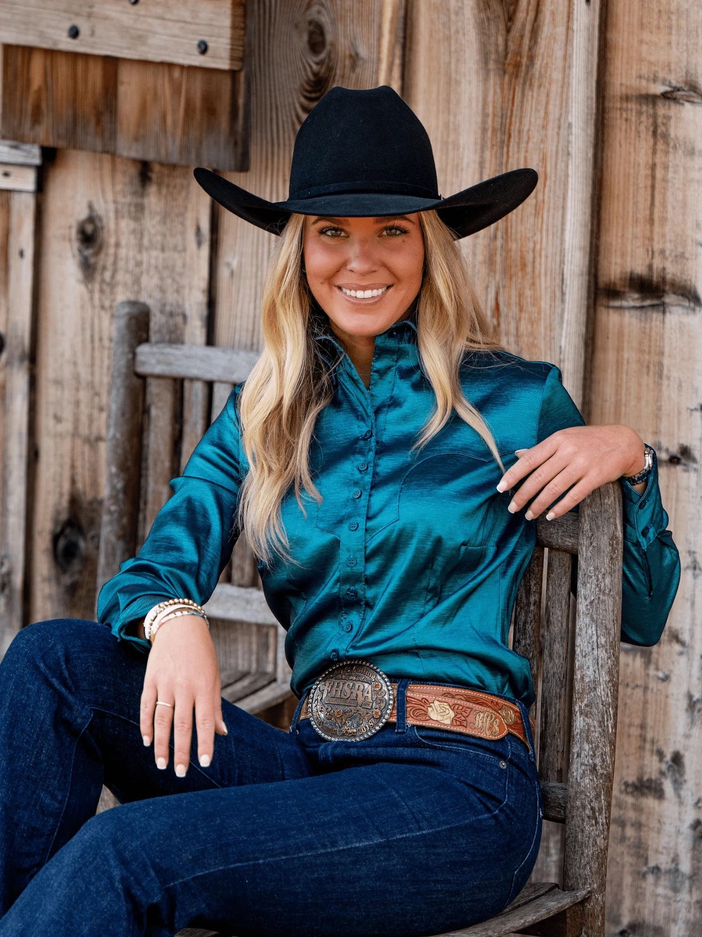 Frank & Rio Stretch Taffteta Turquoise