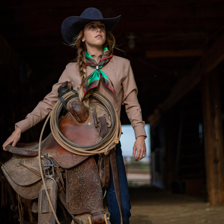 Fringe Scarves Mint Shorty