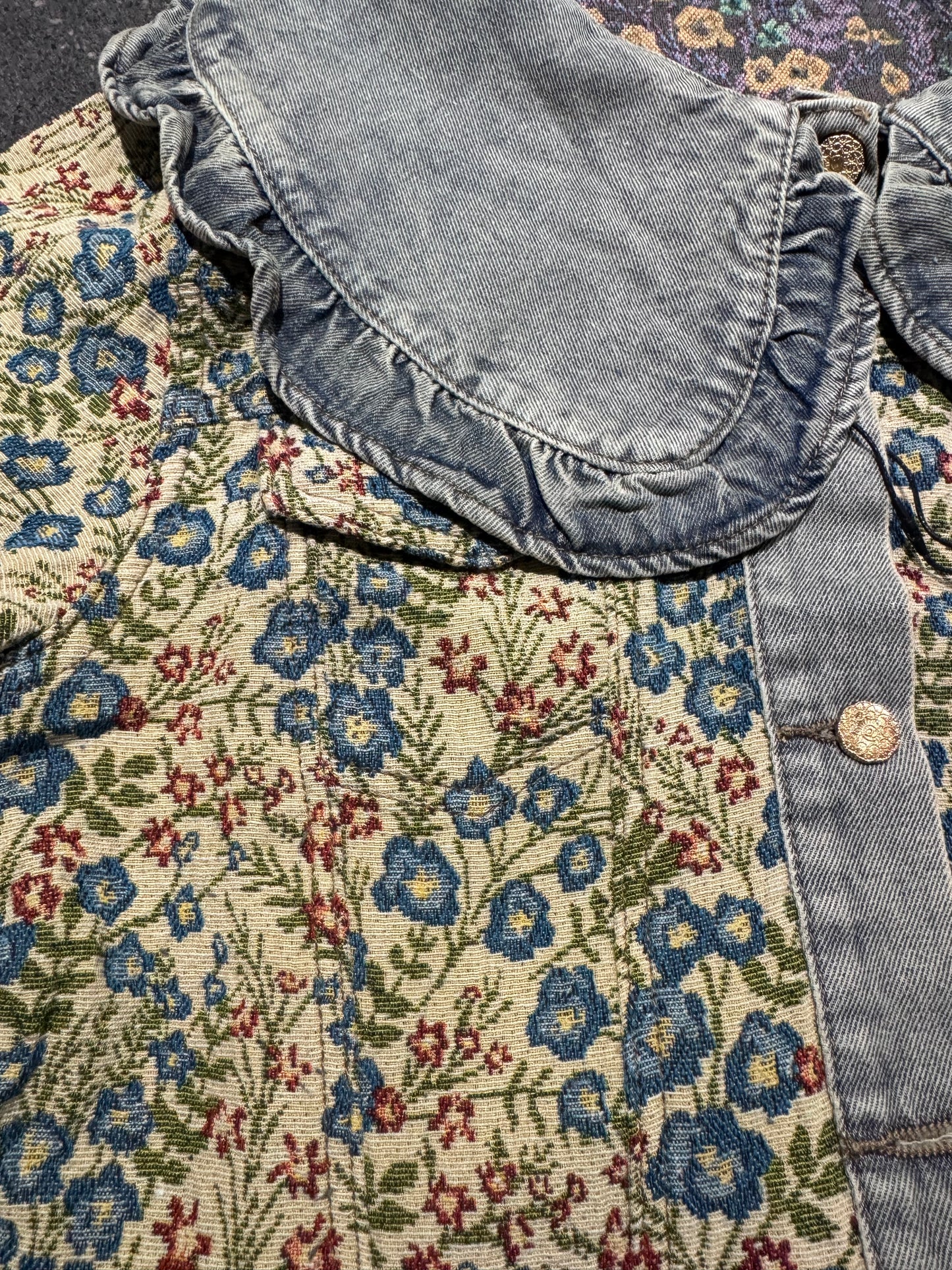 Wild Bloom Denim Jacket