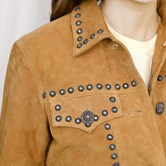 The Odessa Tan Suede Jacket