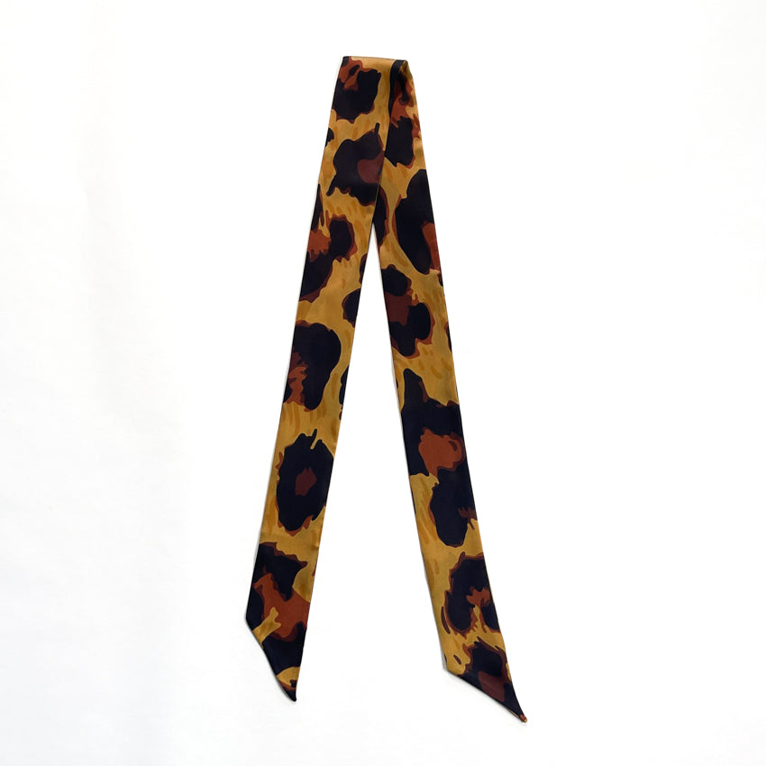 Fringe Scarves Twilly Leopard