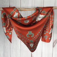 Fringe Scarves Squash Blossomed