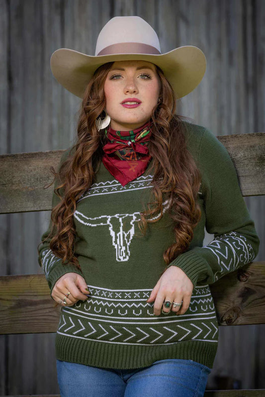 Cotton & Rye Longhorn Sweater