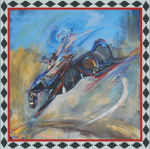 Bad Cowgirl Wild Rag Broncin'