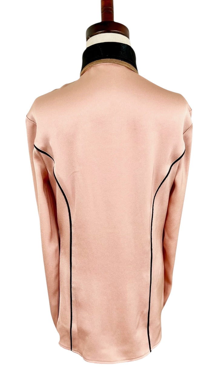 The Blush Silk Western Shirt