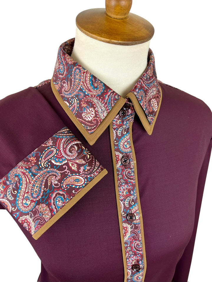The Maroon Western Shirt