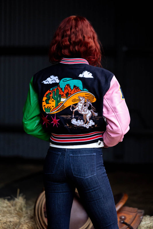 The Cowgirl Varsity Jacket