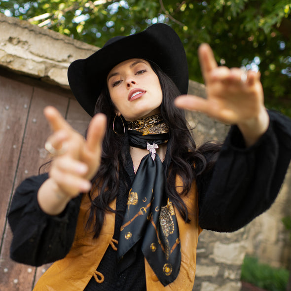 Fringe Scarves Saddle Up