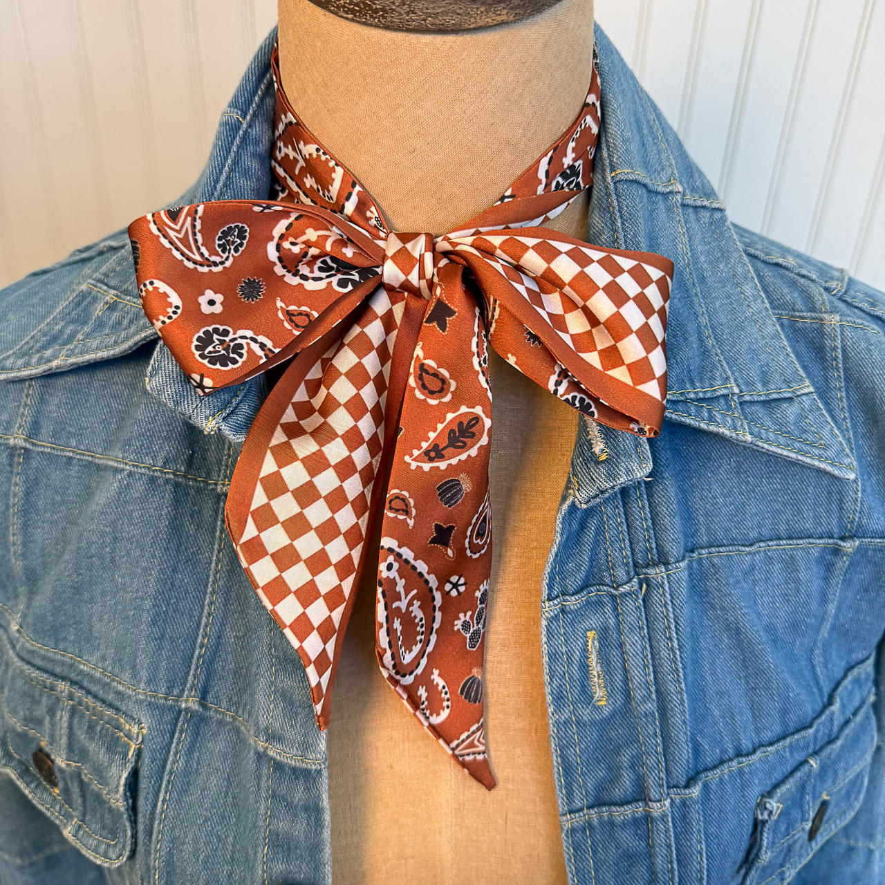 Fringe Luck Be a Paisley Twilly
