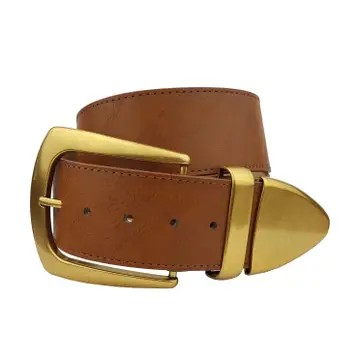 Wide Width Belt - Western Statement Buckle Loop Tip set