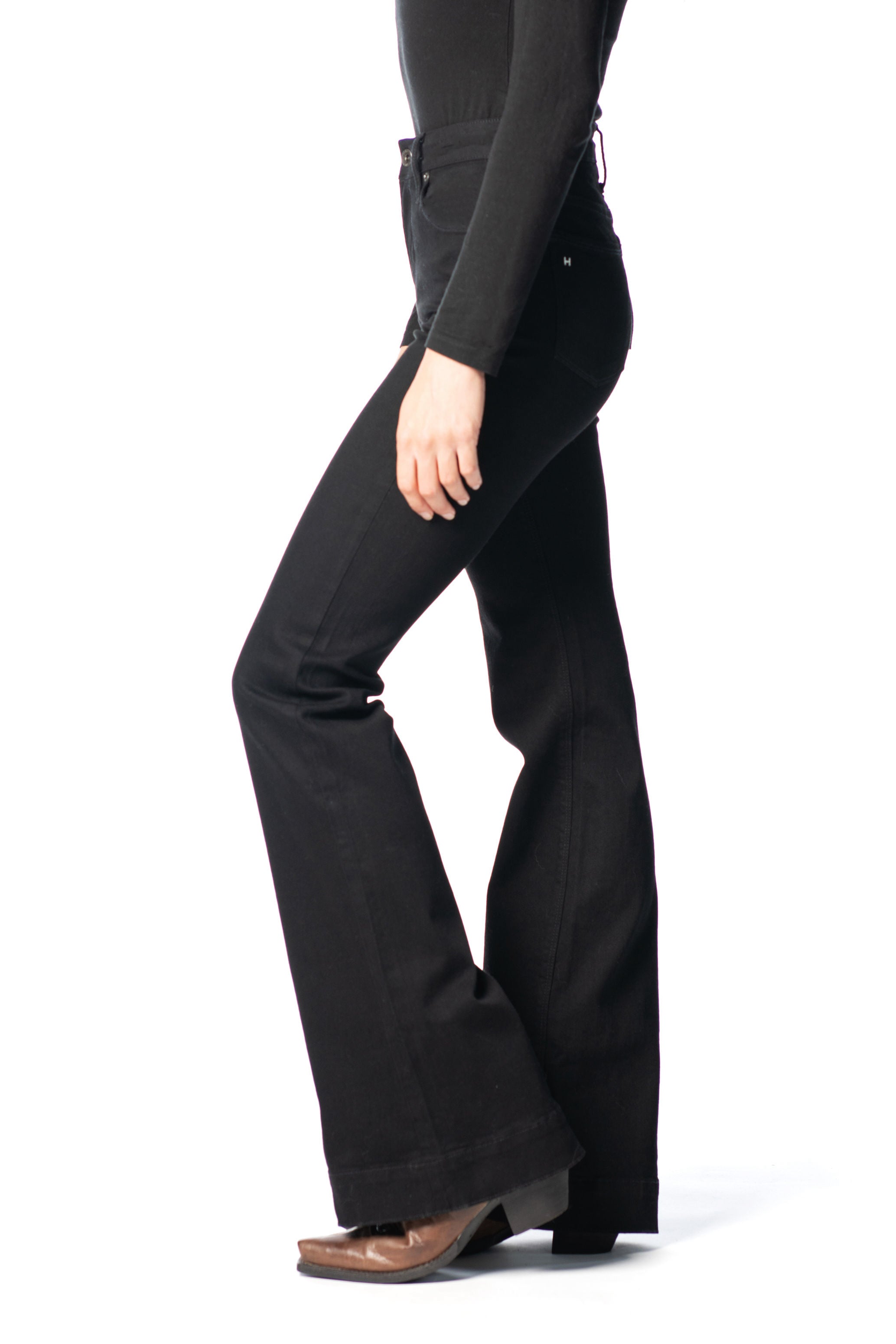 Bella Black Flare Jeans
