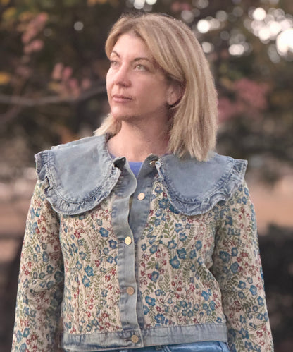Wild Bloom Denim Jacket