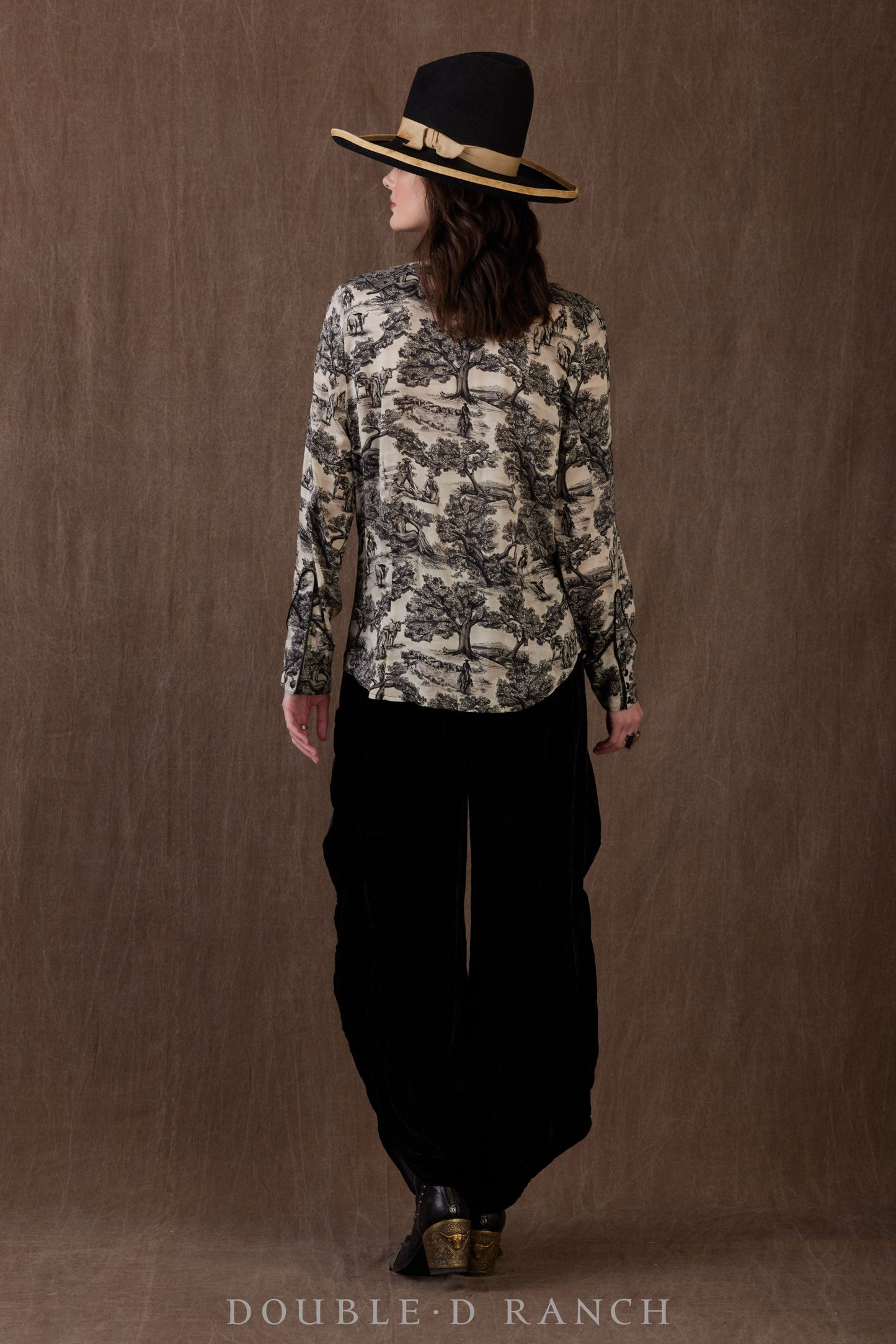Wide Open Trail Toile Western Shirt
