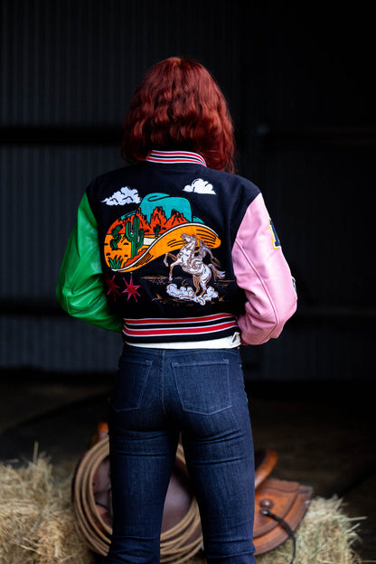 The Cowgirl Varsity Jacket