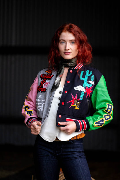The Cowgirl Varsity Jacket