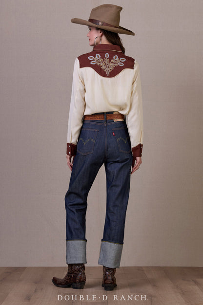 Wild Bluebonnet Rodeo Top