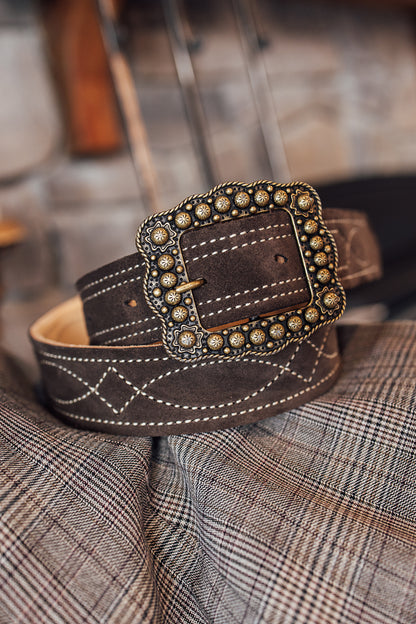 Lucksall Leather suede belt