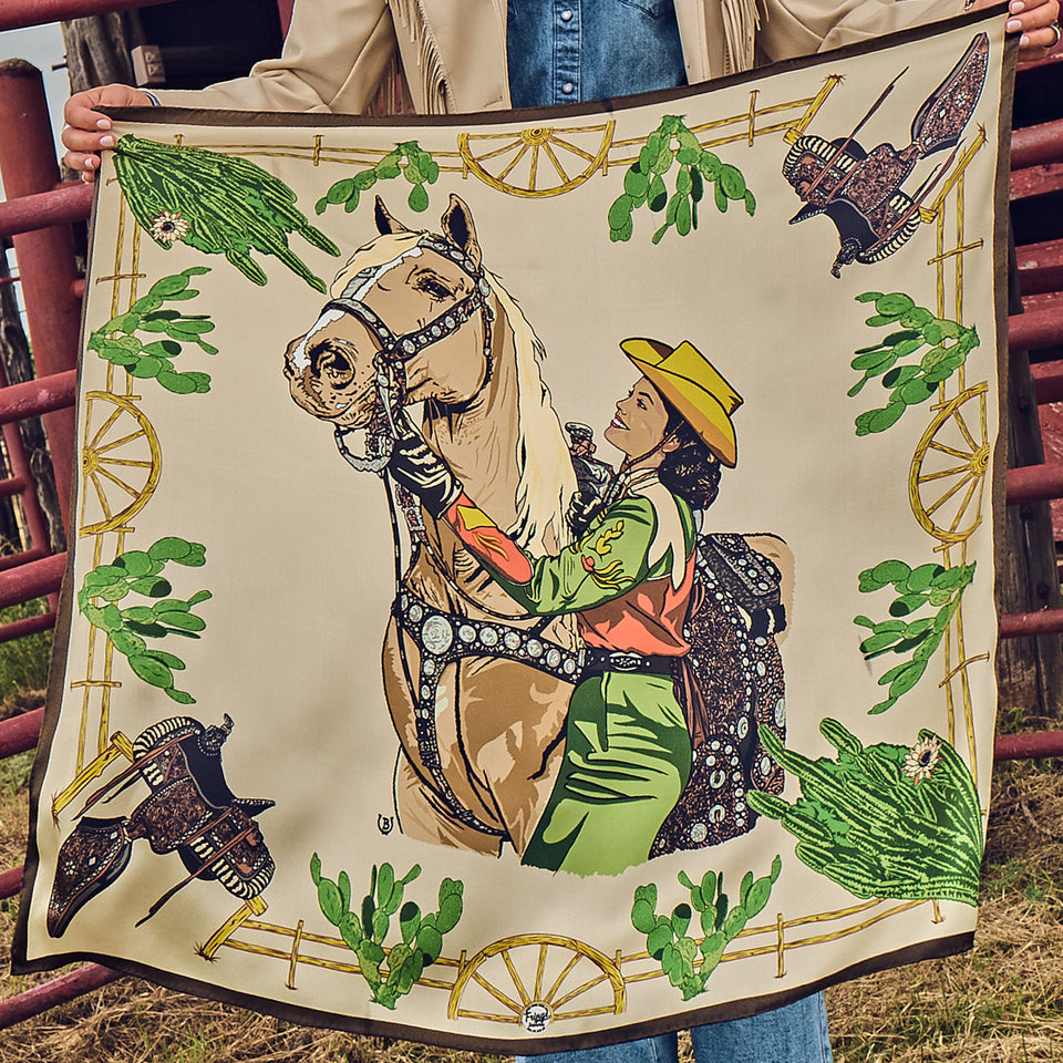 Fringe Scarves Cowgirl Kate