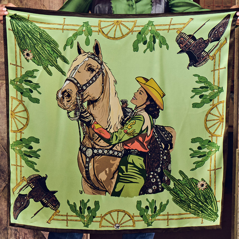 Fringe Scarves Cowgirl Kate
