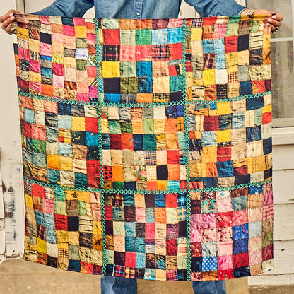 Fringe Scarves Crazy Quilt