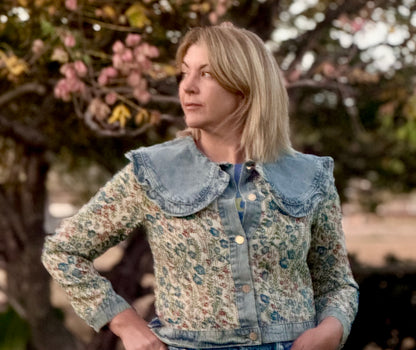 Wild Bloom Denim Jacket