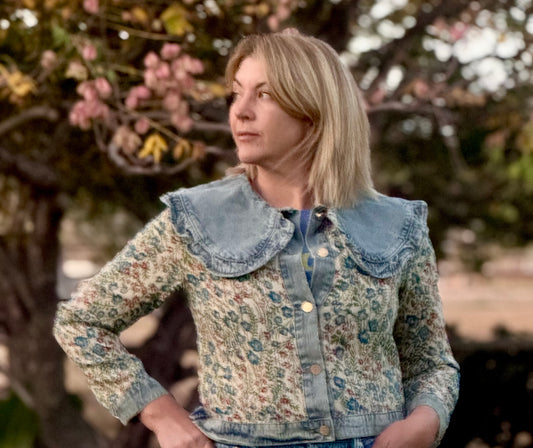 Wild Bloom Denim Jacket