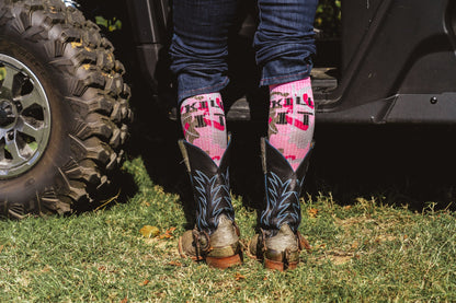 Lucky Chuck Camo Kill It Performance Socks