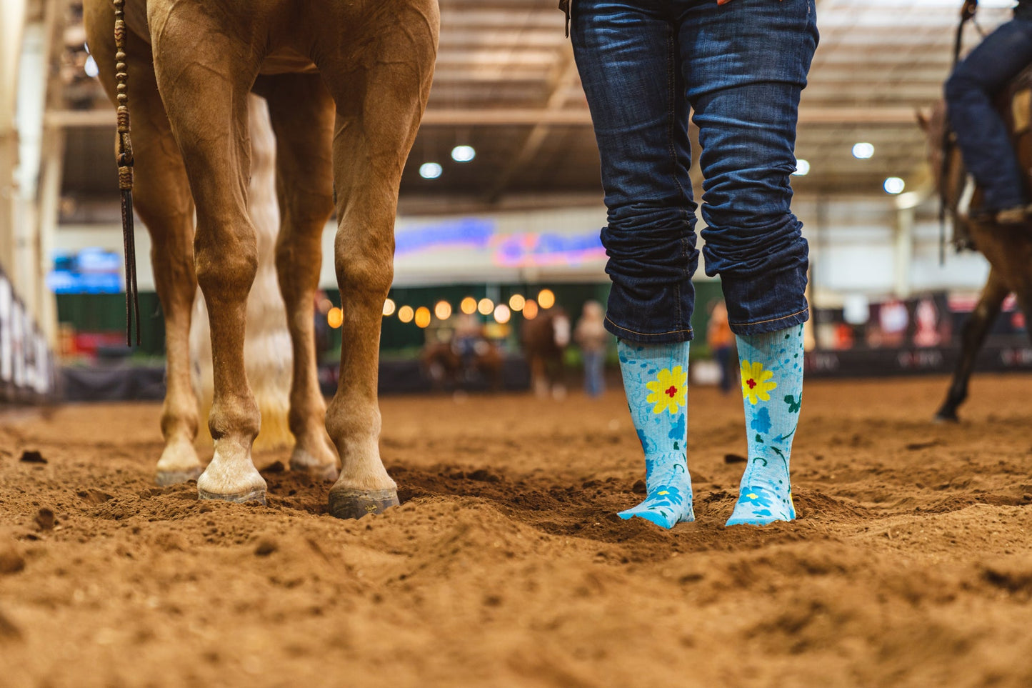 Lucky Chuck Cowgirl Buckaroo Performance Socks
