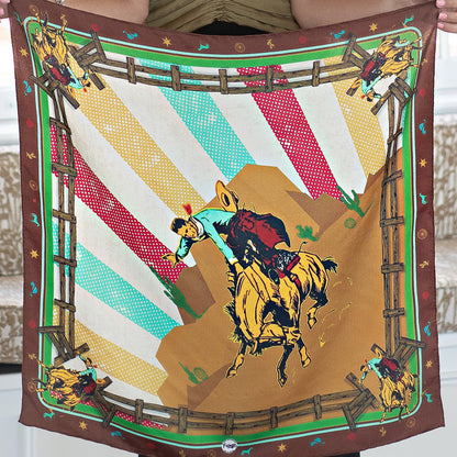 Fringe Scarves Comic Cowboys