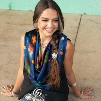Fringe Scarves Midnight Star