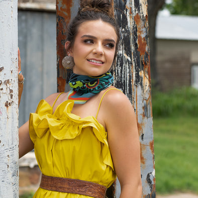 Fringe Scarves Lucky Horse Shoe