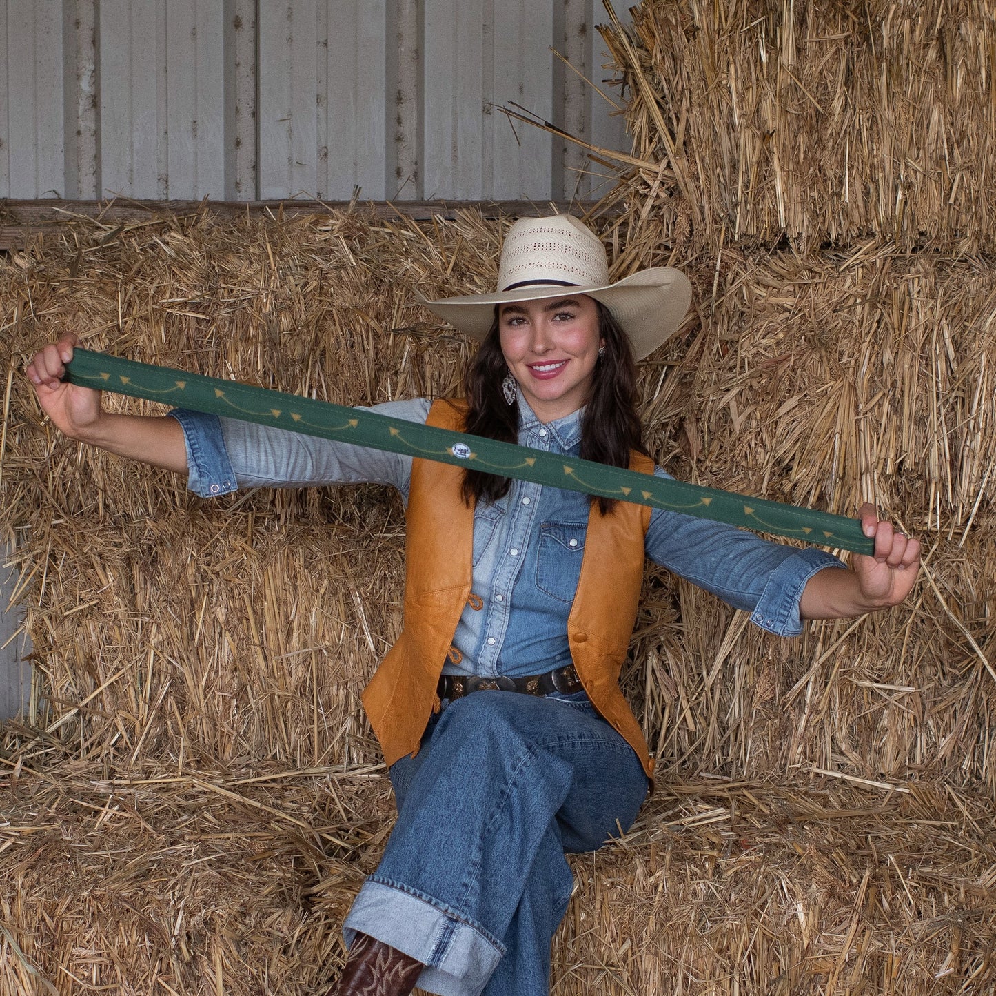 Fringe Scarves Twilly Smiley Pocket