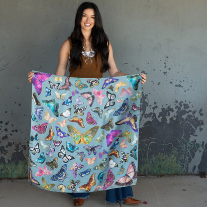 Fringe Scarves Butterflies